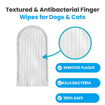 Pet Dental Finger Wipes