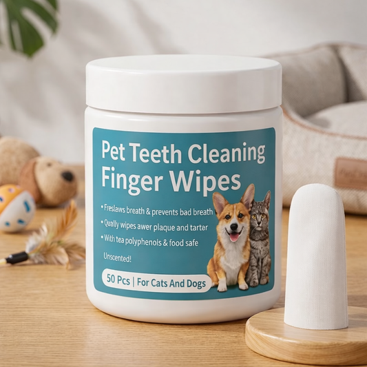 Pet Dental Finger Wipes