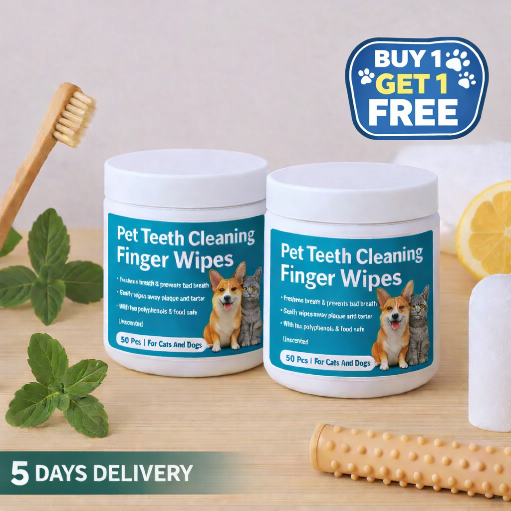 Pet Dental Finger Wipes